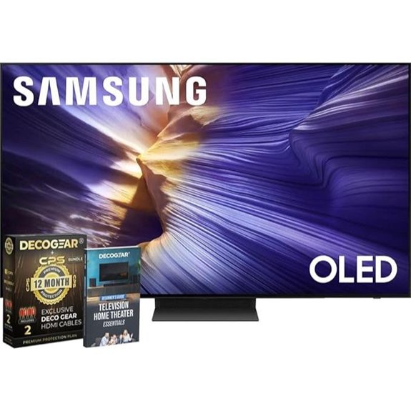 Samsung 77 OLED 4K S90F Smart TV Bundle