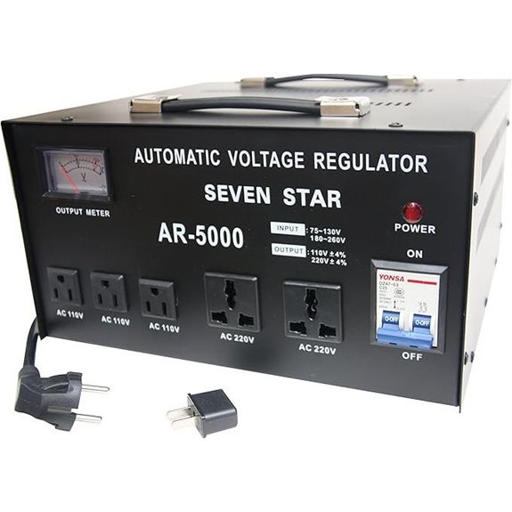 SEVENSTAR AR 5000W Voltage Stabilizer and Transformer