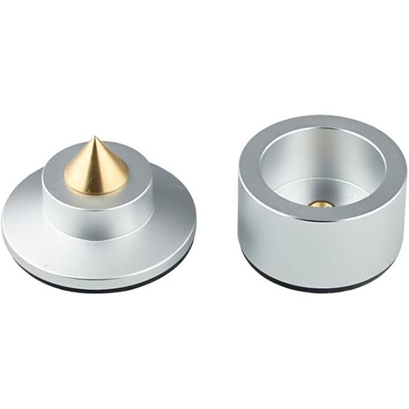 Audio Speaker Foot Isolation Spikes Kit (Silver)