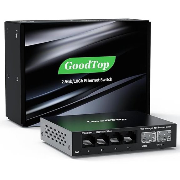 6-Port 2.5Gb Web Managed Switch with 10G SFP