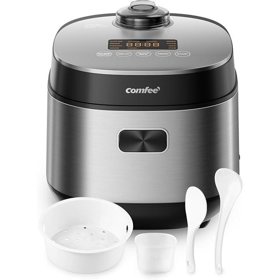 COMFEE 8-Cup Compact Rice Cooker & Multi Cooker