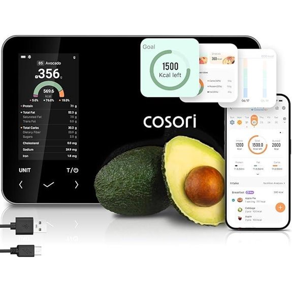 Cosori Smart Food Scale with Nutritional Calculator