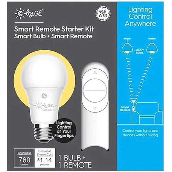 GE C by GE Smart Starter Kit with Dimmable LED Bulb