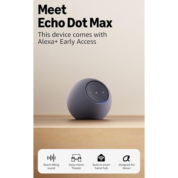 Amazon Echo Dot Max with Smart Home Hub