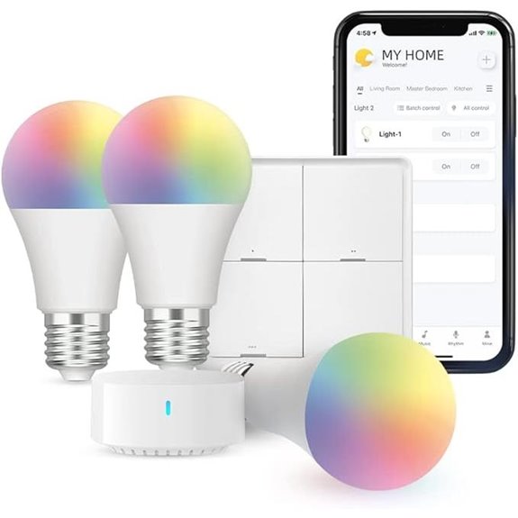 BroadLink Smart Home Starter Kit with Hub and Bulbs