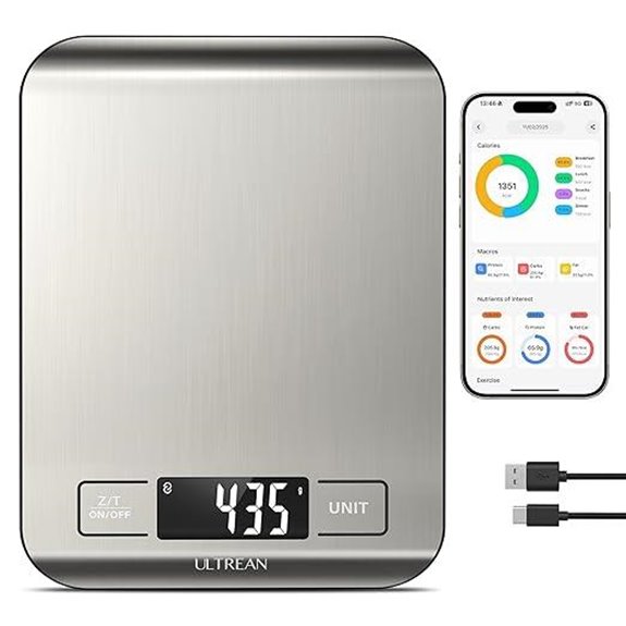 Ultrean Smart Food Kitchen Scale with App