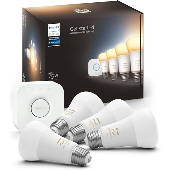 Philips Hue Smart Light Starter Kit with App Control