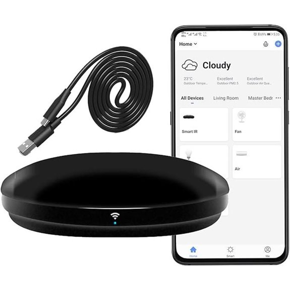 Universal WiFi IR Remote Control with Alexa & Google