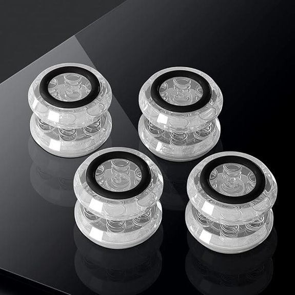 Spring Isolation Pads for Speakers and Turntables