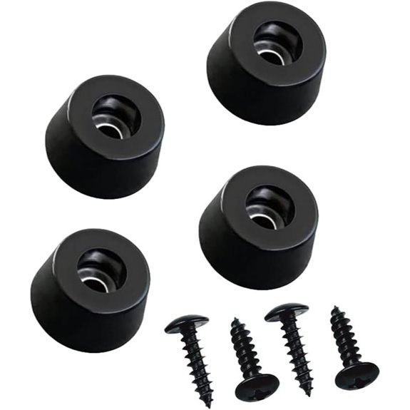 4Pcs Speaker Isolation Pad Rubber Feet Kit