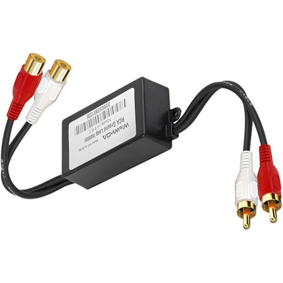 RCA Noise Isolator for HiFi Stereo and Car Audio