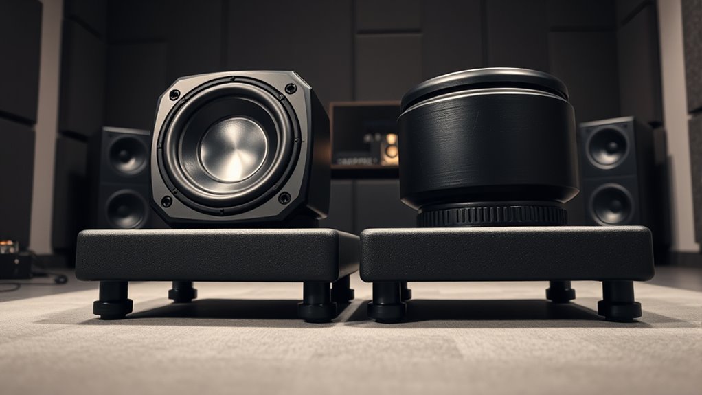 subwoofer isolation platform considerations