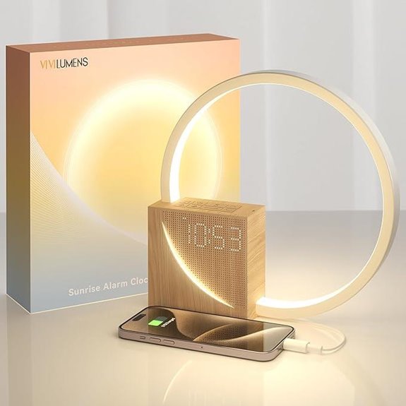 Vivilumens Sunrise Alarm Clock with Sleep Sounds