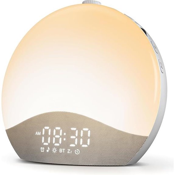 ecozy Sunrise Alarm Clock with Sleep Sounds and Lights