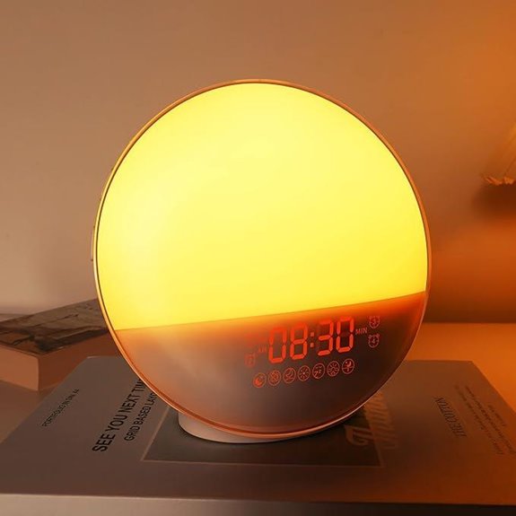 Sunrise Alarm Clock with Sleep Light and FM Radio