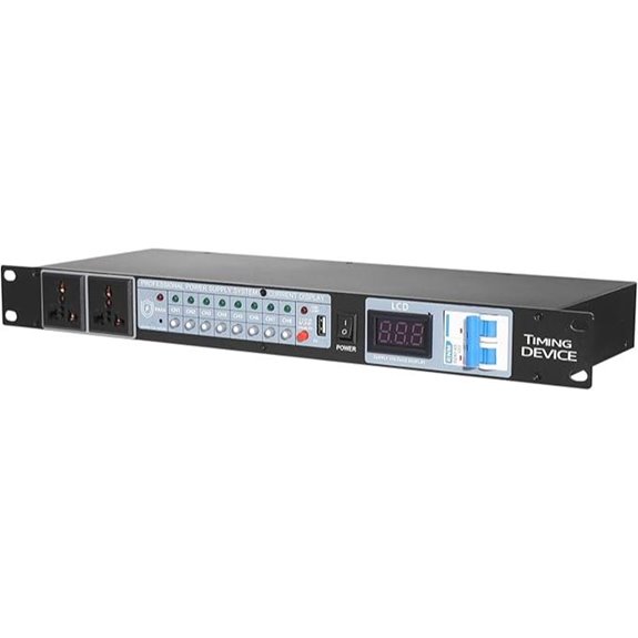 10 Outlet Power Sequencer with Surge Protection
