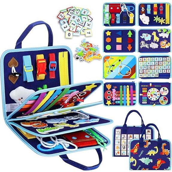 Esjay Toddler Busy Board Montessori Sensory Toys