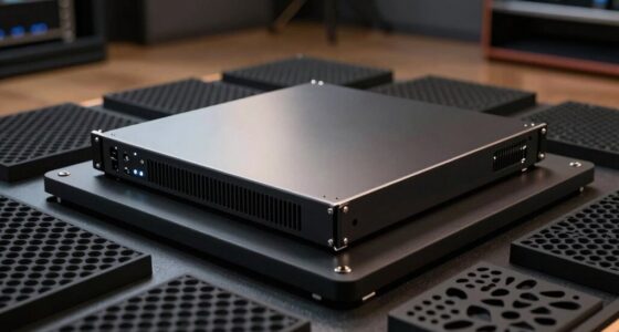 top av rack vibration damps