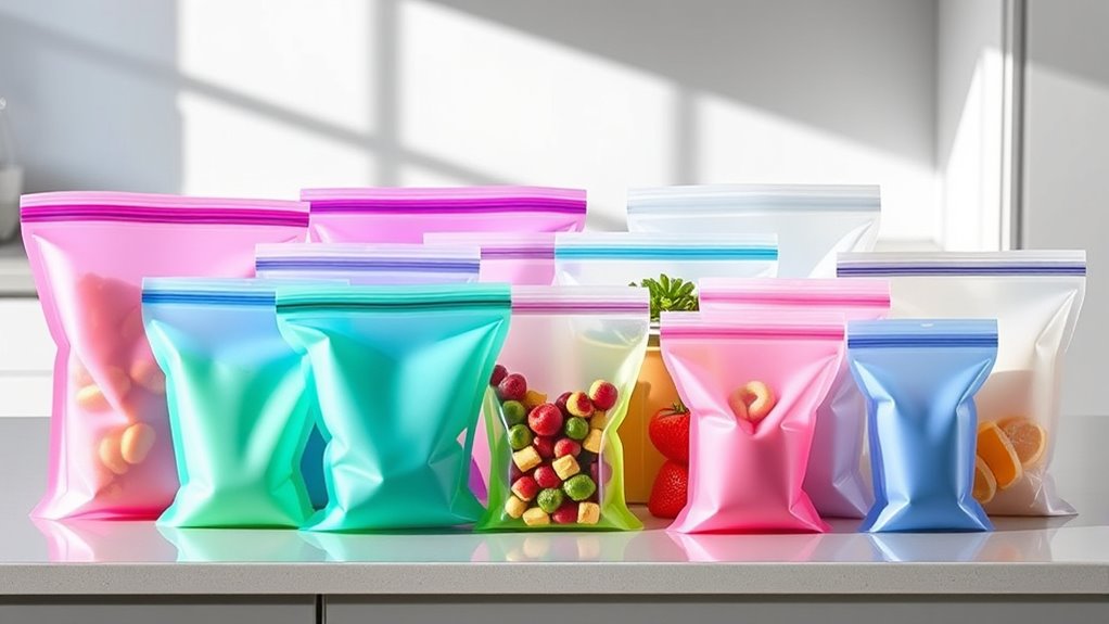 top silicone food storage bags