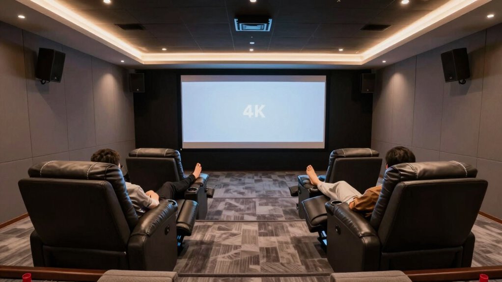top tall home theater seating