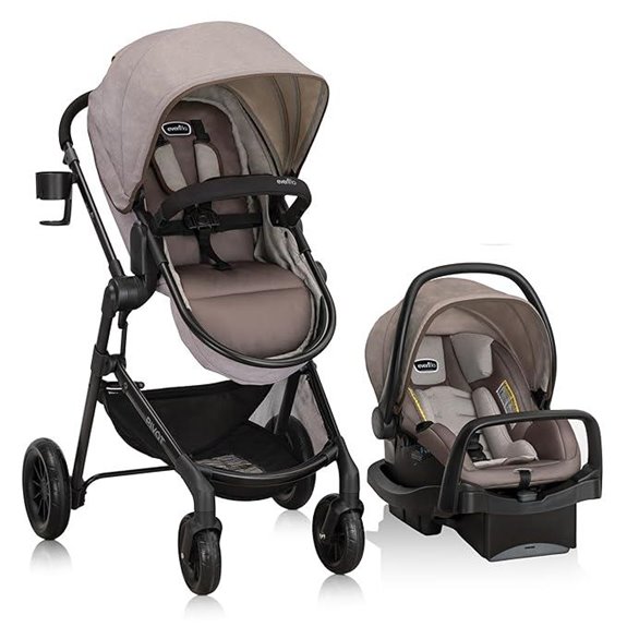 Evenflo Pivot Travel System with LiteMax Car Seat