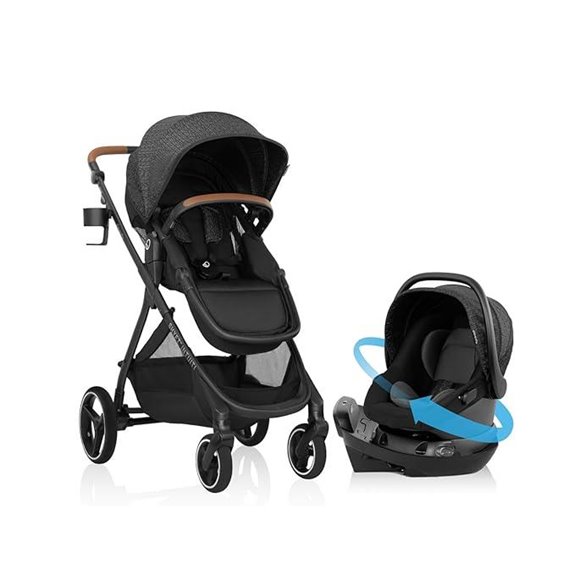 Evenflo Shyft Travel System with Rotating Car Seat