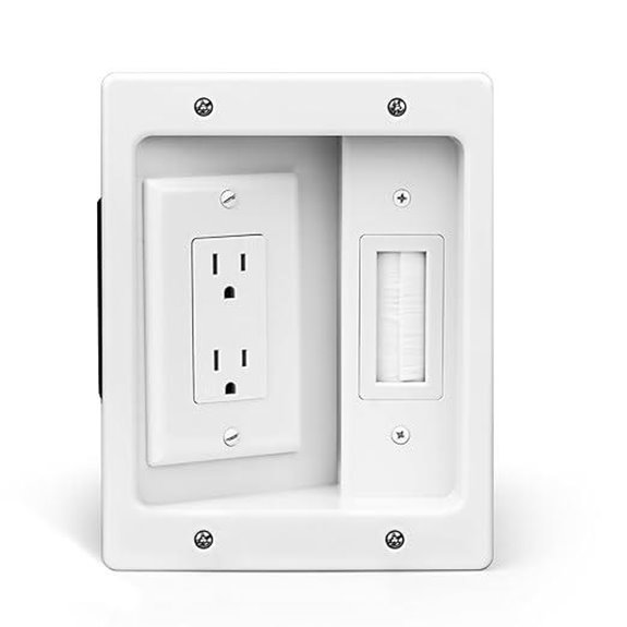 Wall Cable Concealer Kit for Wall-Mounted TVs