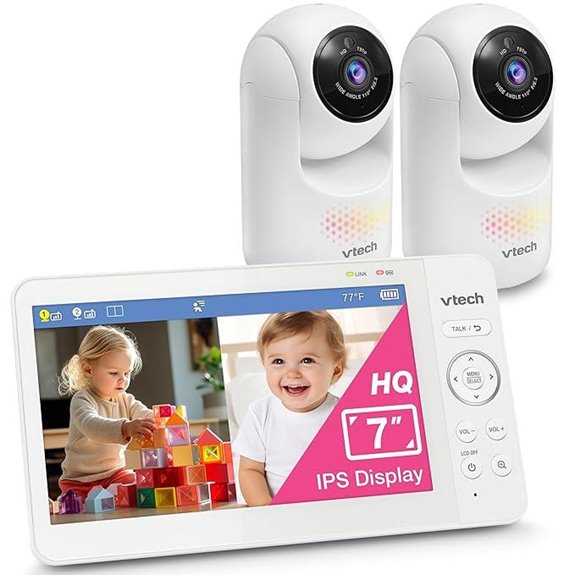 VTech Twin 7 Digital Video Baby Monitor
