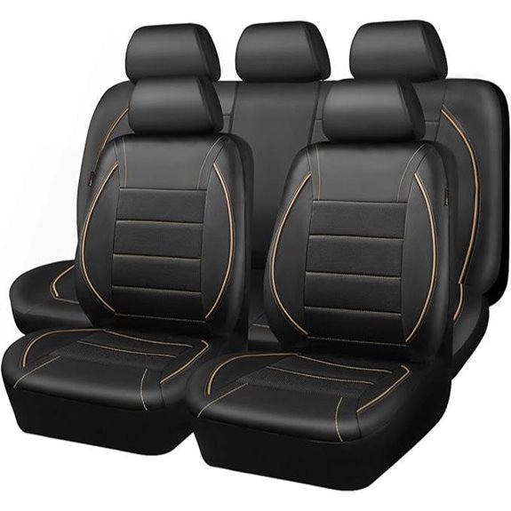 Universal Leather Car Seat Cover Set