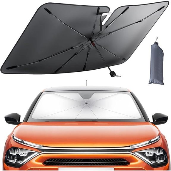 Lamicall Car Windshield Sunshade with UV Block