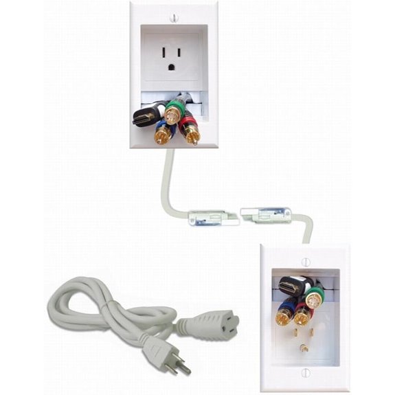 PowerBridge ONE-CK Wall-Mounted TV Cord Hider System