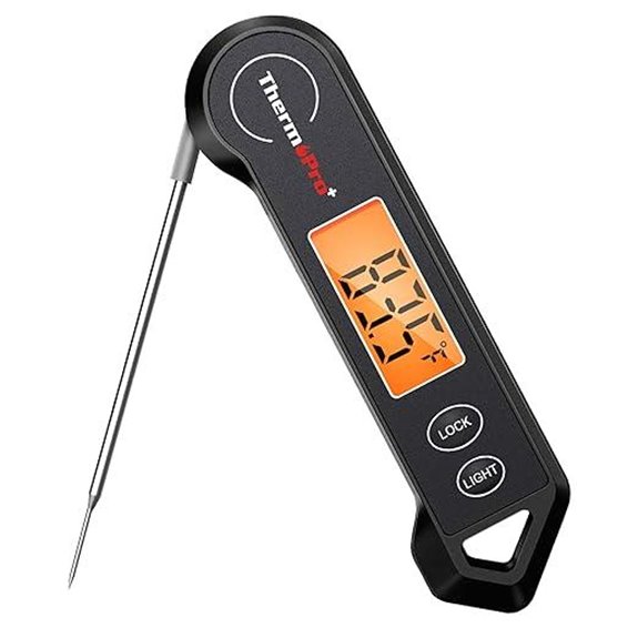 ThermoPro Waterproof Digital Meat Thermometer with Backlit