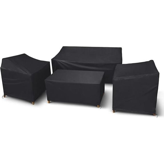 STARTWO Waterproof 4-Piece Patio Furniture Cover Set