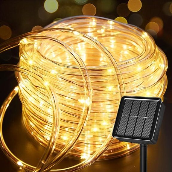 Brightown Solar Rope Lights 39FT Waterproof 8 Modes