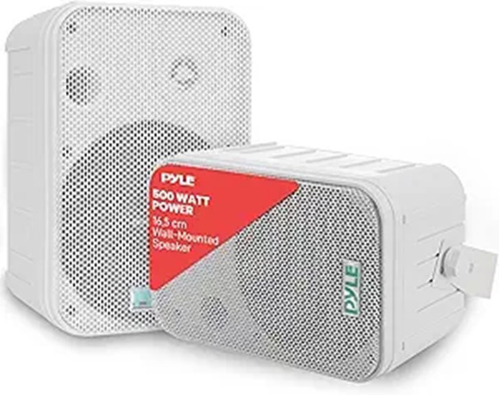 Pyle 2-Way Weatherproof Wall/Ceiling Speakers (Pair)