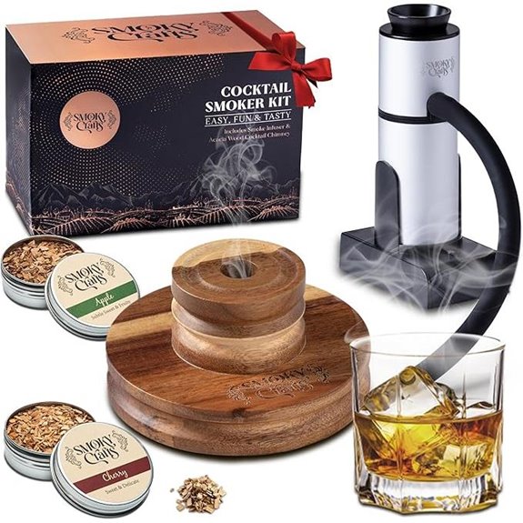 Acacia Whiskey Smoker Kit with Smoking Gun