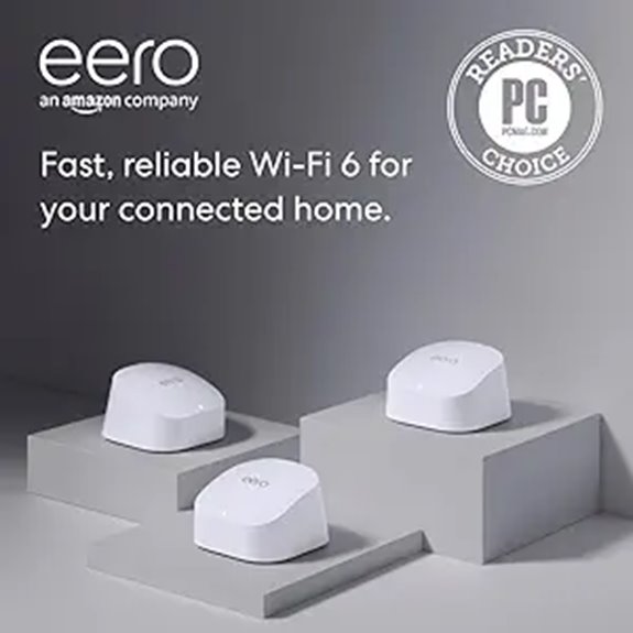 Amazon eero 6 Mesh Wi-Fi System (3-Pack)