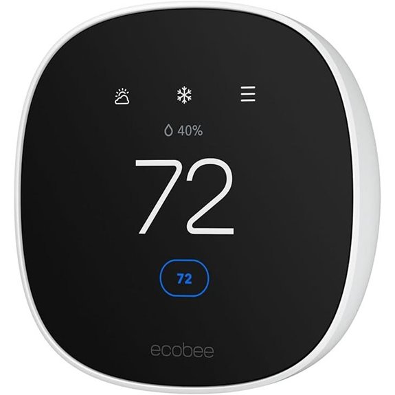 ecobee Smart Thermostat Essential with Wi-Fi and Voice