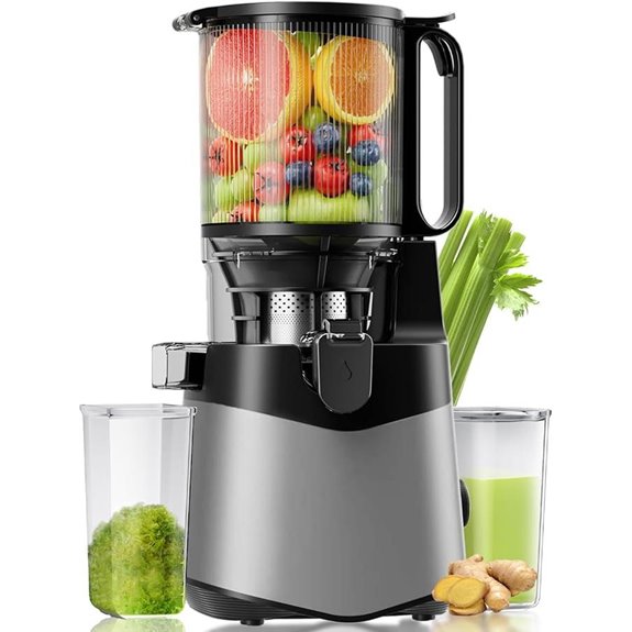 Cold Press Juicer with 5.8 Wide Feed Chute