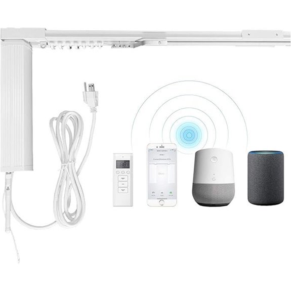 Smart Curtain System with WiFi and Voice Control