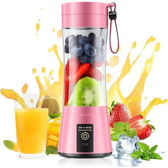 Cordless Portable Mini Blender for Smoothies and Shakes