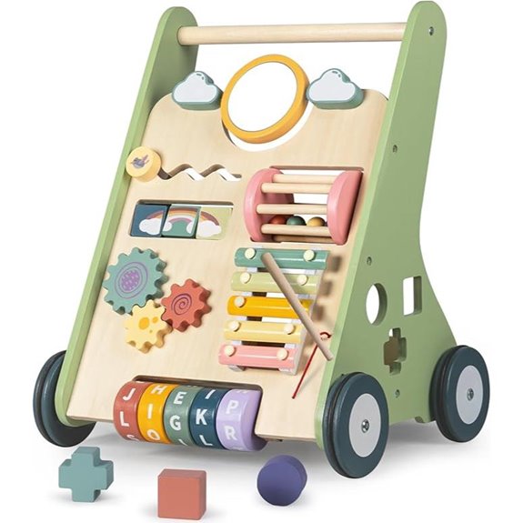 Wooden Montessori Baby Walker for 6-12 Months