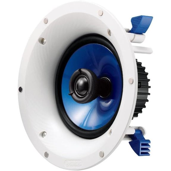 Yamaha NS-IC600 110 Watt 6.5-Inch 2-Way In-Ceiling Speakers - Pair (White)