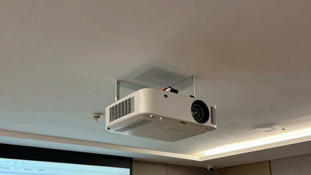 accessible projector maintenance features