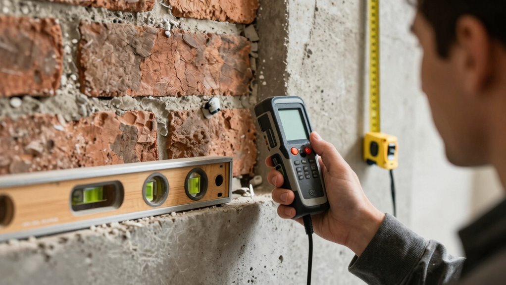 adjust measurements for wall type