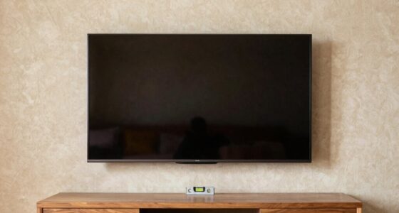 align screen properly before mounting