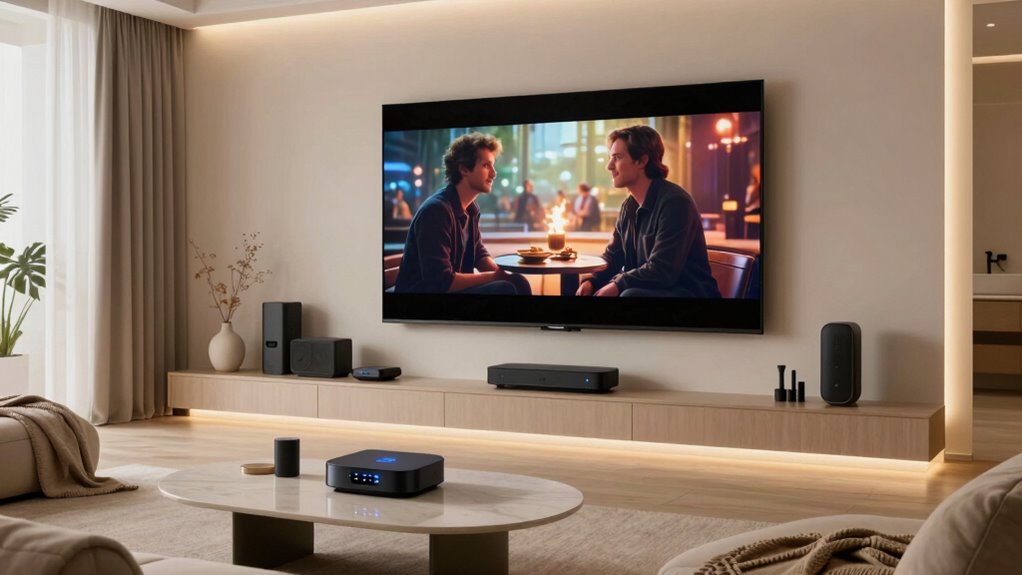 automated movie night setup