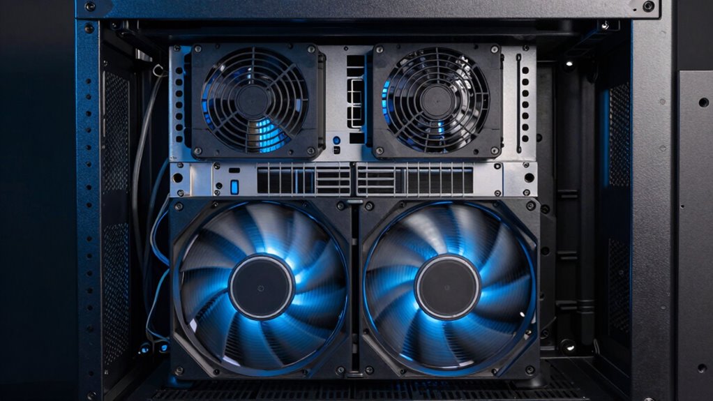 cable clutter traps heat