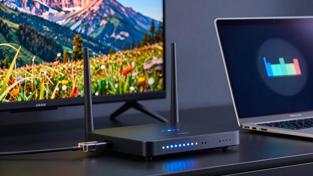 check network bandwidth and interference