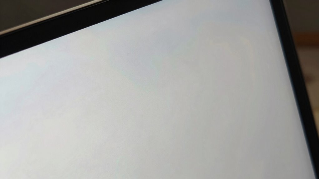 check screen for damage